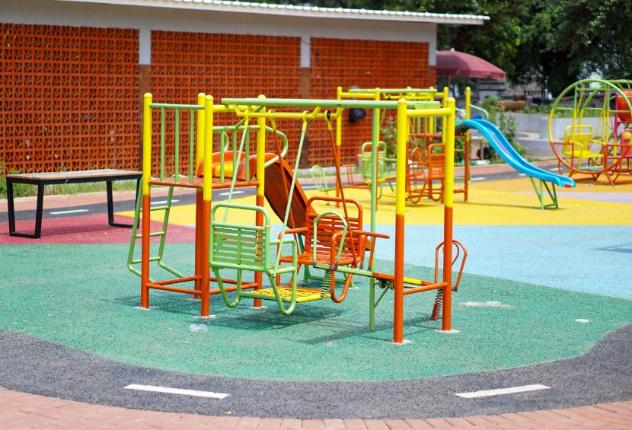 Outdoor Play Area Flooring in location] BS11 9